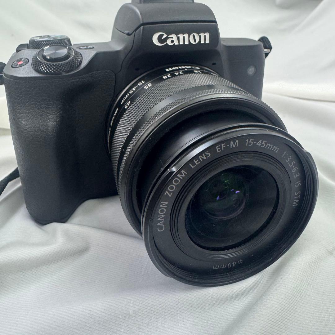 Canon EOS Kiss M 15-45mm EFM55-200mm レンズ