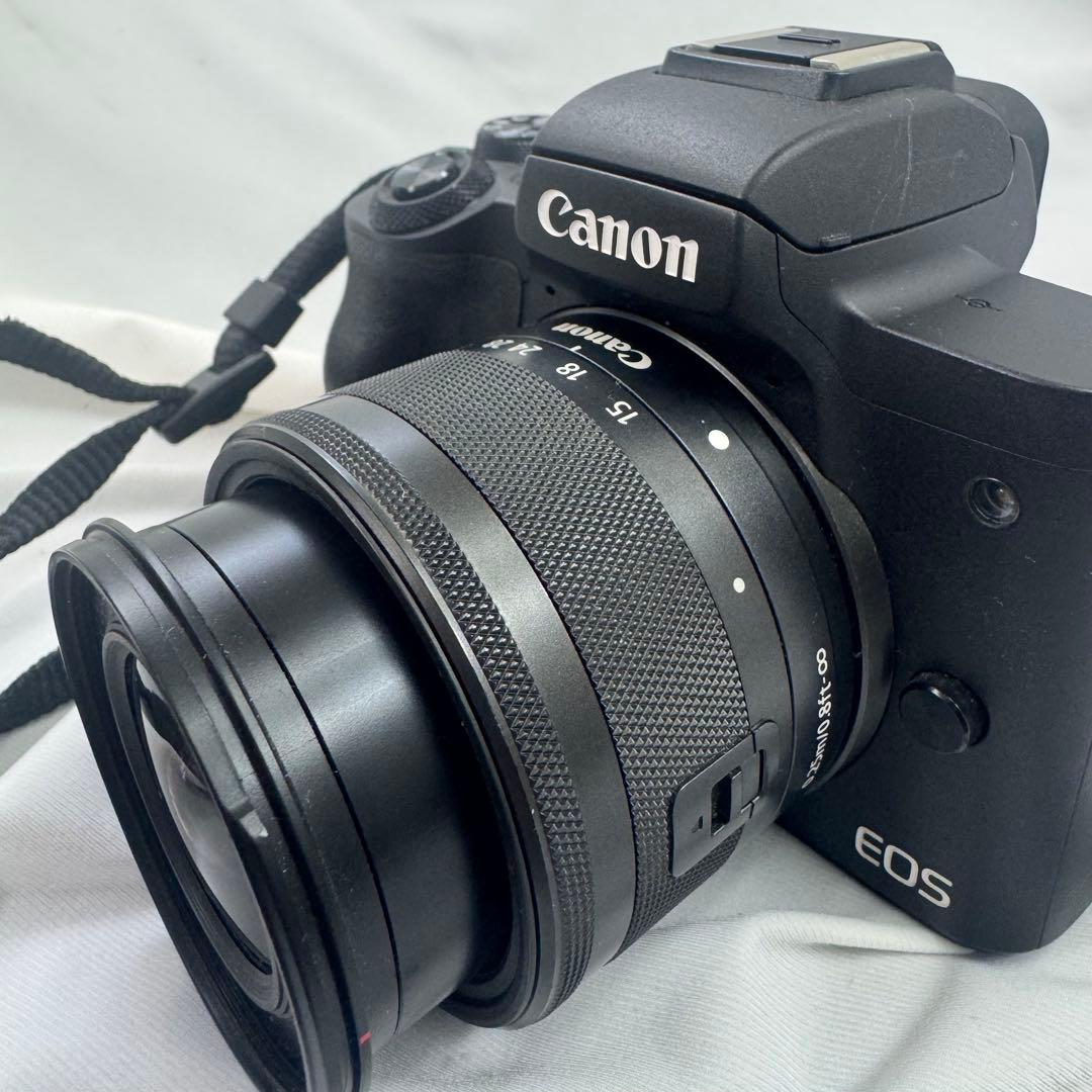 Canon EOS Kiss M 15-45mm EFM55-200mm レンズ