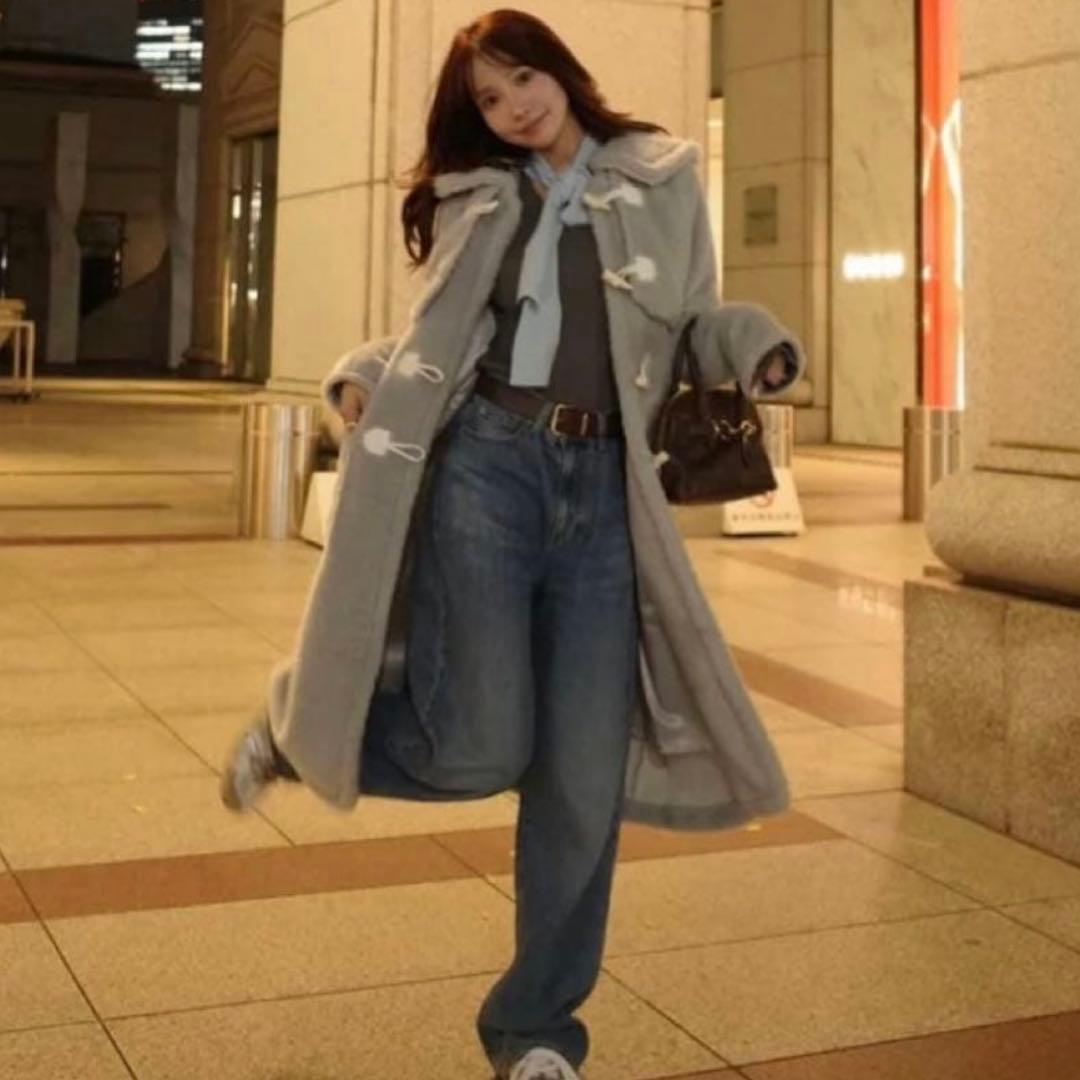 MISTREASS ミストレアス　ダッフルコート　ふわふわ　ロング　新作　完売品