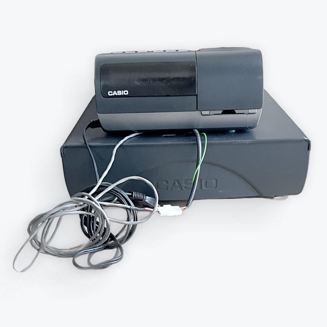 カシオ電子レジスター TE-300説明書鍵付き 黒