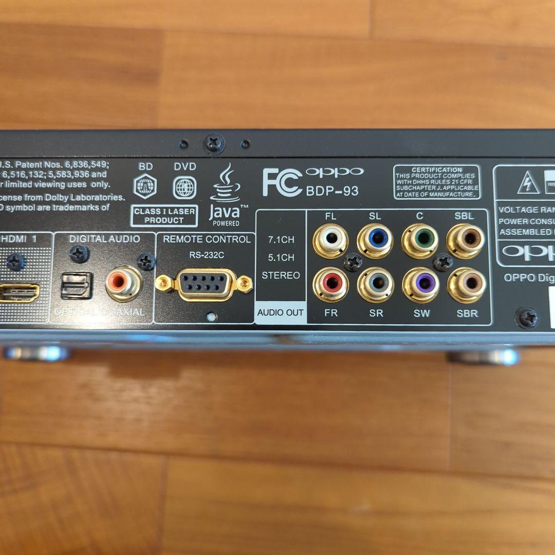Oppo ブルーレイプレーヤー 本体 BDP-93