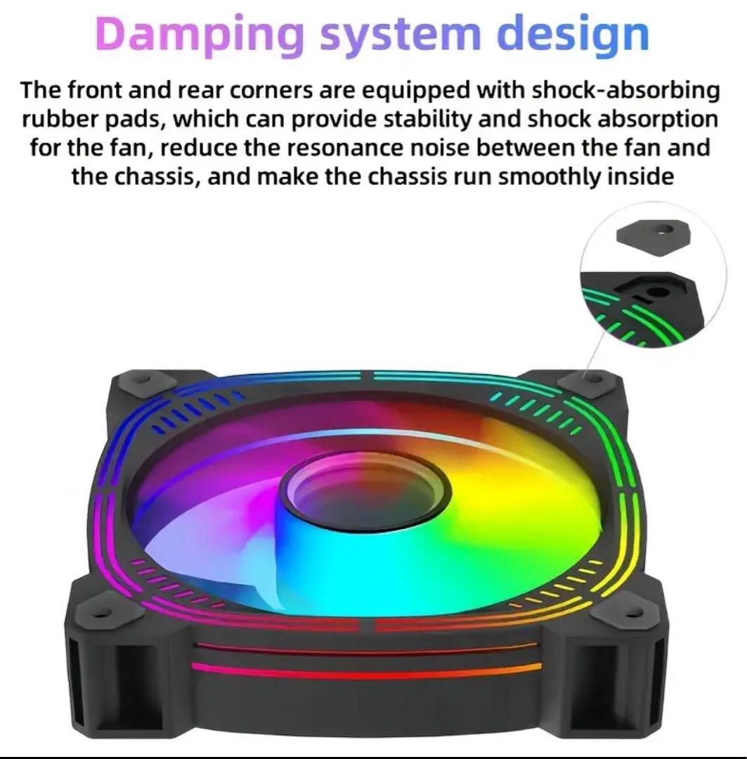 ARGBファン6個+1個 ARGB コントローラー コンボ パックセット