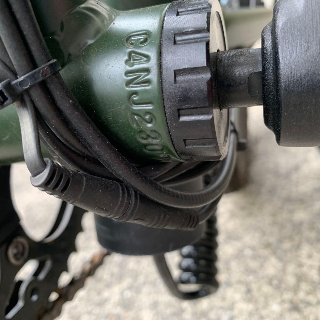 引取限定　EENOUR 電動アシスト折りたたみ自転車 20インチ グリーン