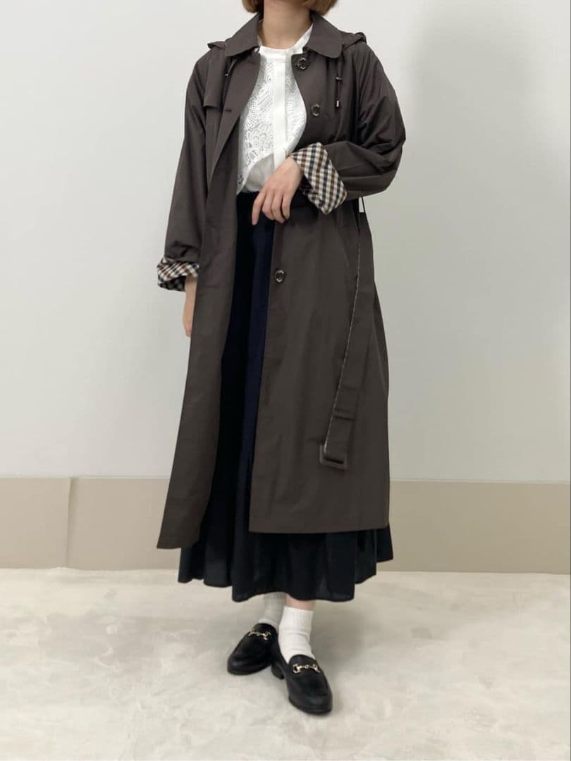 新品アクアスキュータム トレンチデザイン レインコート LLサイズ 大きいサイズ