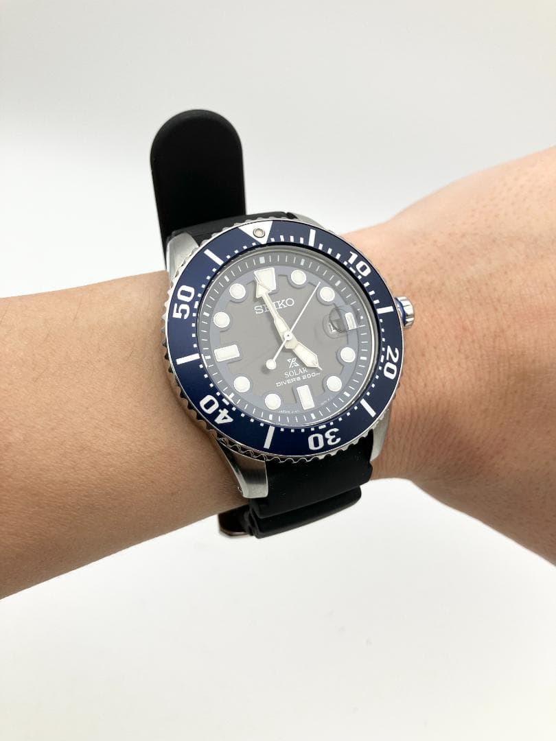 美品 セイコー プロスペックスダイバースキューバ V157-0BT0 腕時計