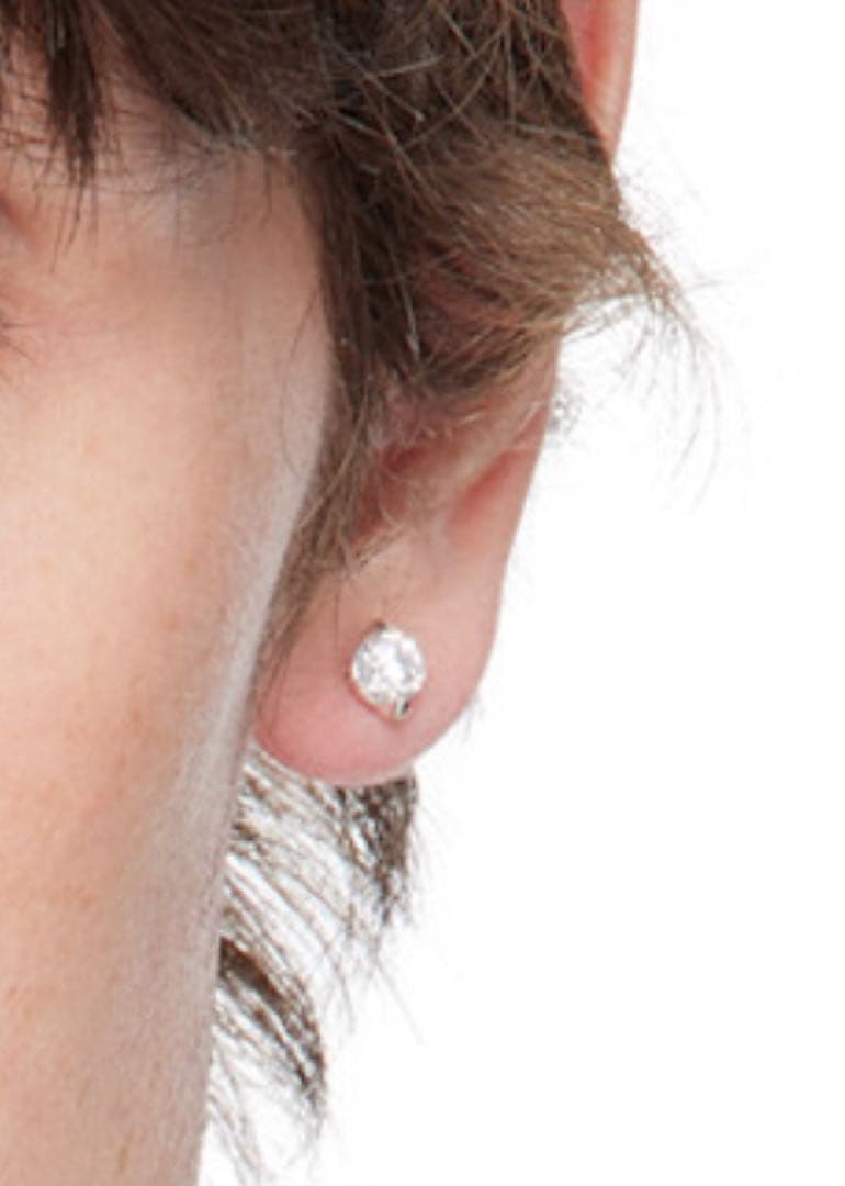 Hatton Labs シルバー Round S ピアス