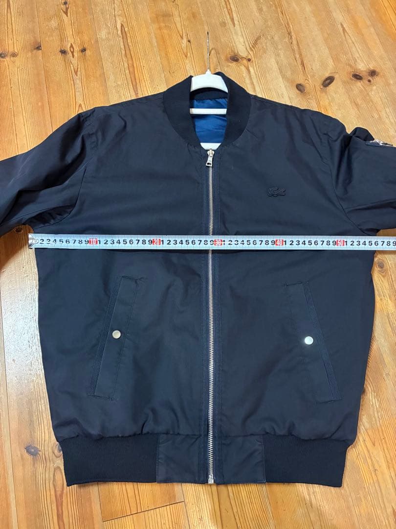 ラコステ　ブルゾン　MA-1　リバーシブル　ジップアップ