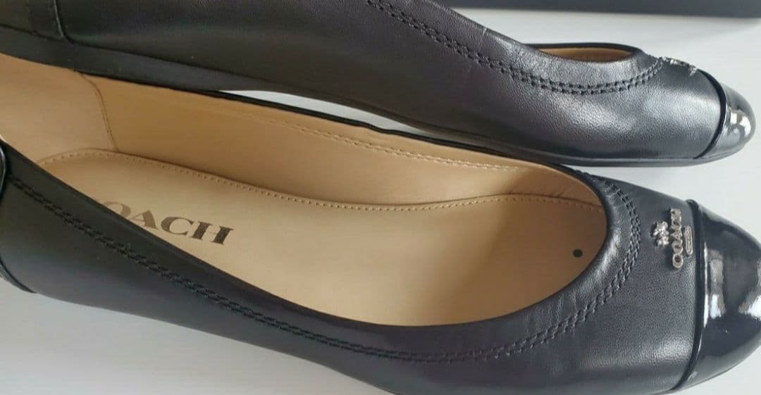 【新品】COACH CHELSEA フラットシューズ US5.5 JPN22.5