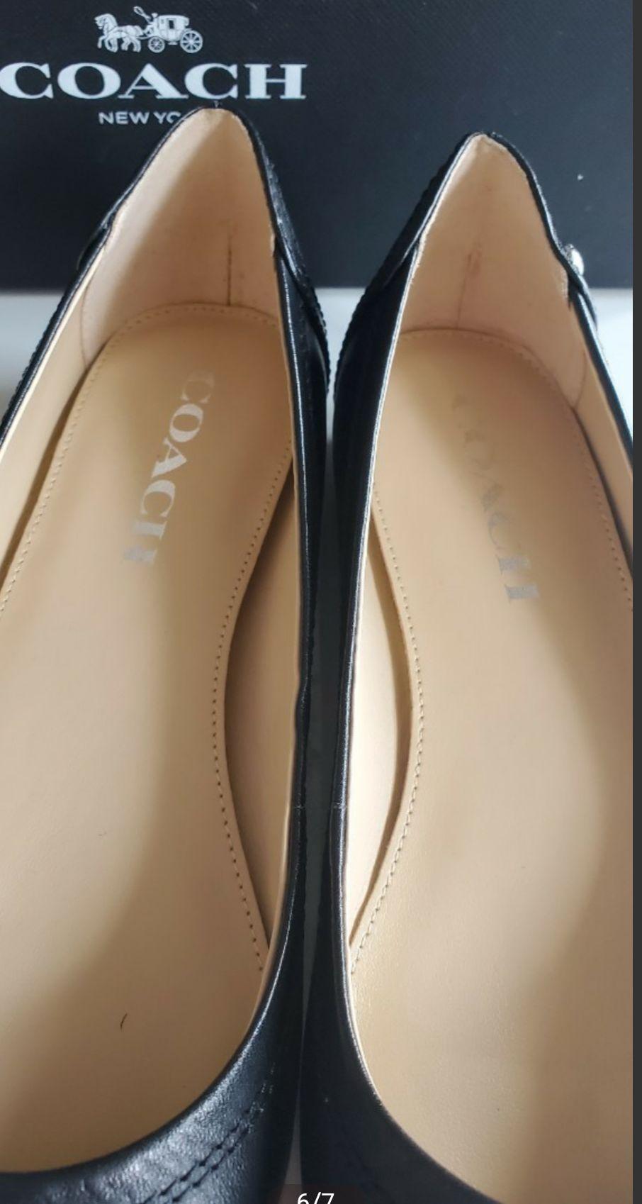 【新品】COACH CHELSEA フラットシューズ US5.5 JPN22.5