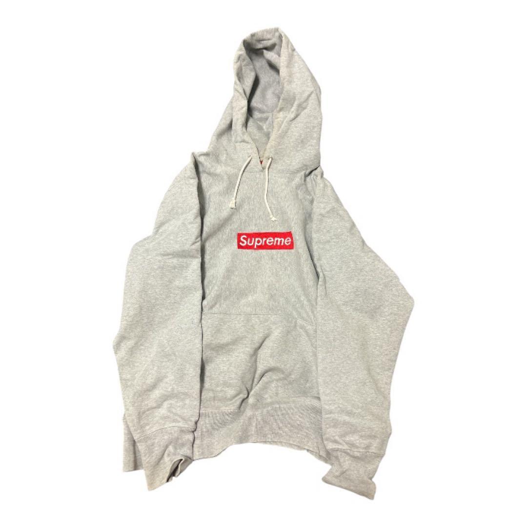 Supreme グレー ボックスロゴパーカー