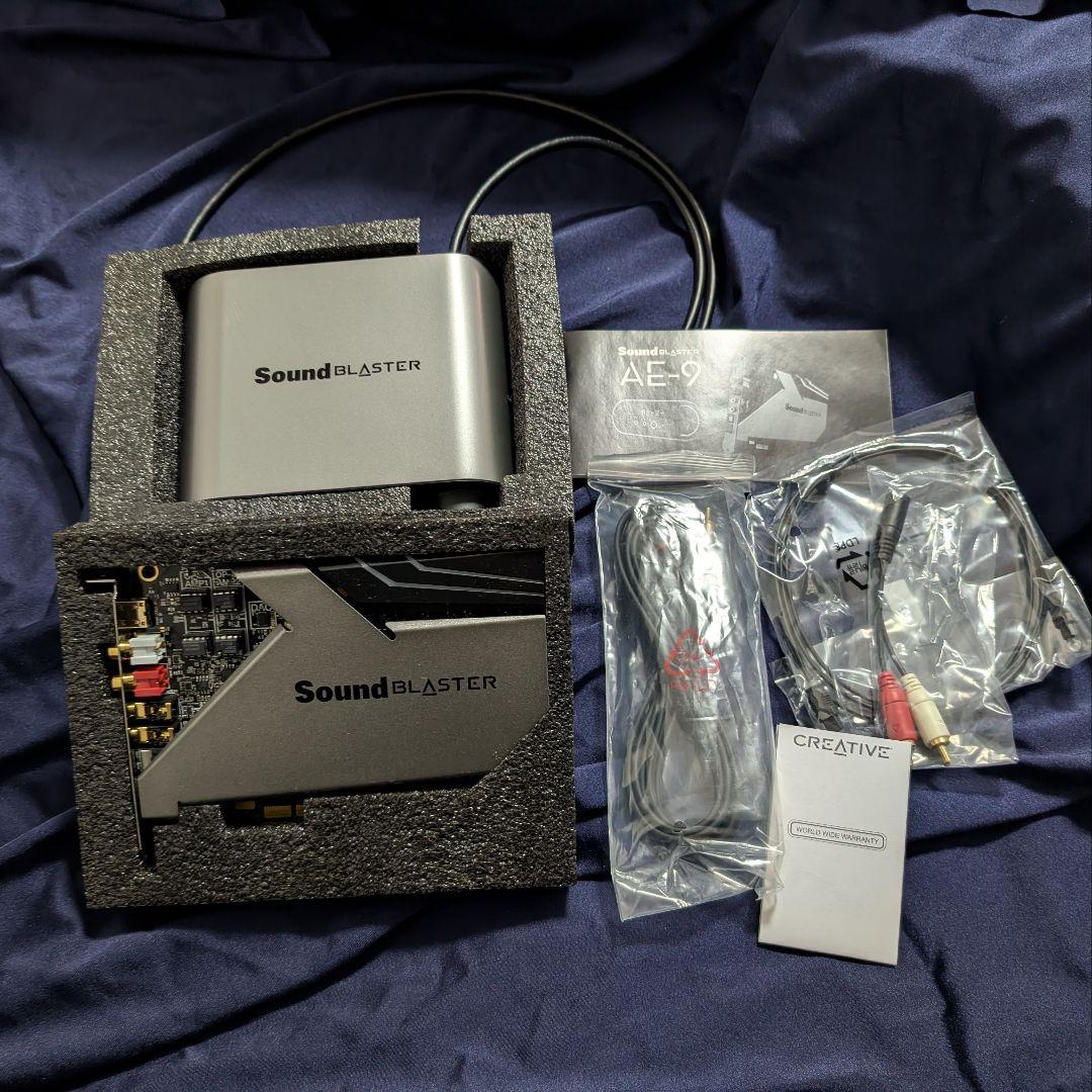 【美品】Sound Blaster AE-9 外箱有り