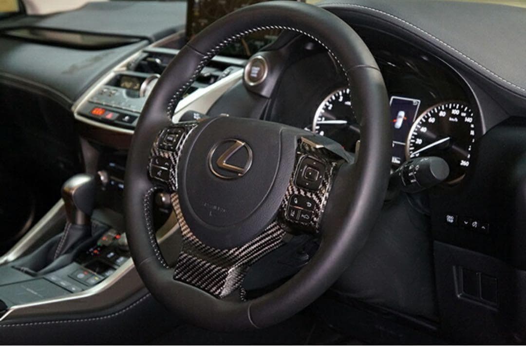 AXISPARTSレクサス IS RC NX CT カーボン ステアリングカバー