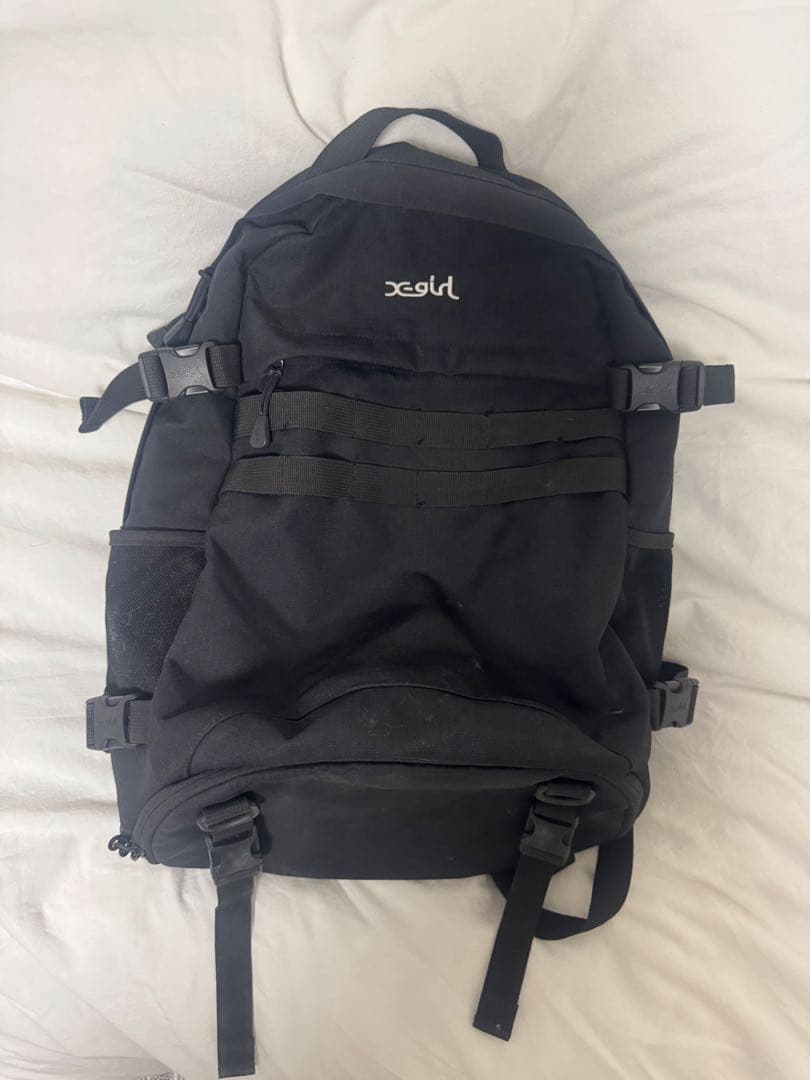 【実物写真あり‼️】エックスガール X-girl リュック 黒