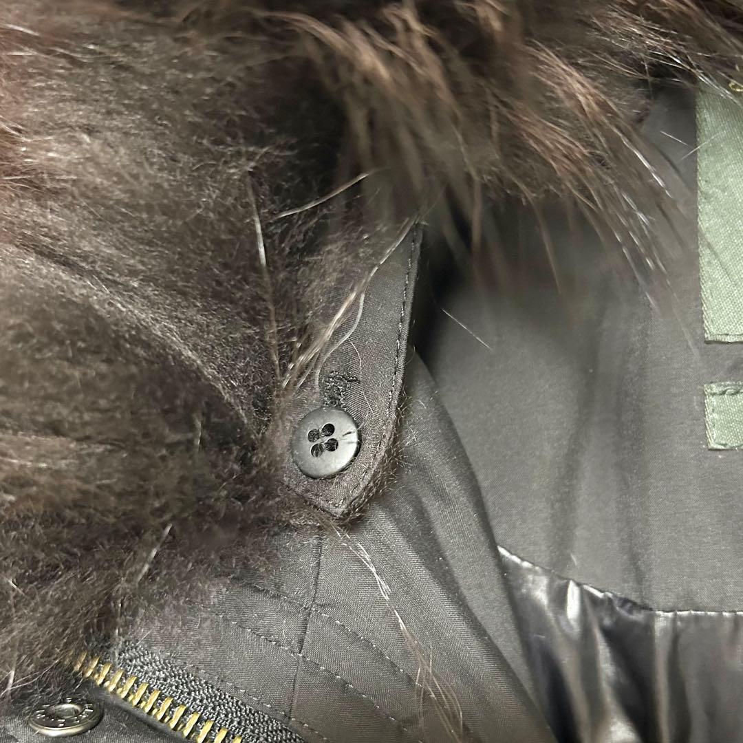 nano universe ナノユニバース　西川ダウン　ダウンコート　ファー