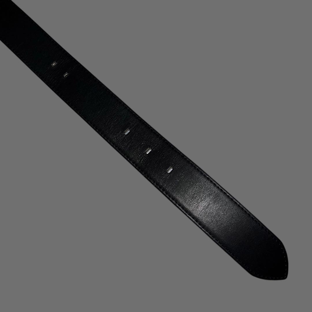 小物 Christian Dior Black leather belt