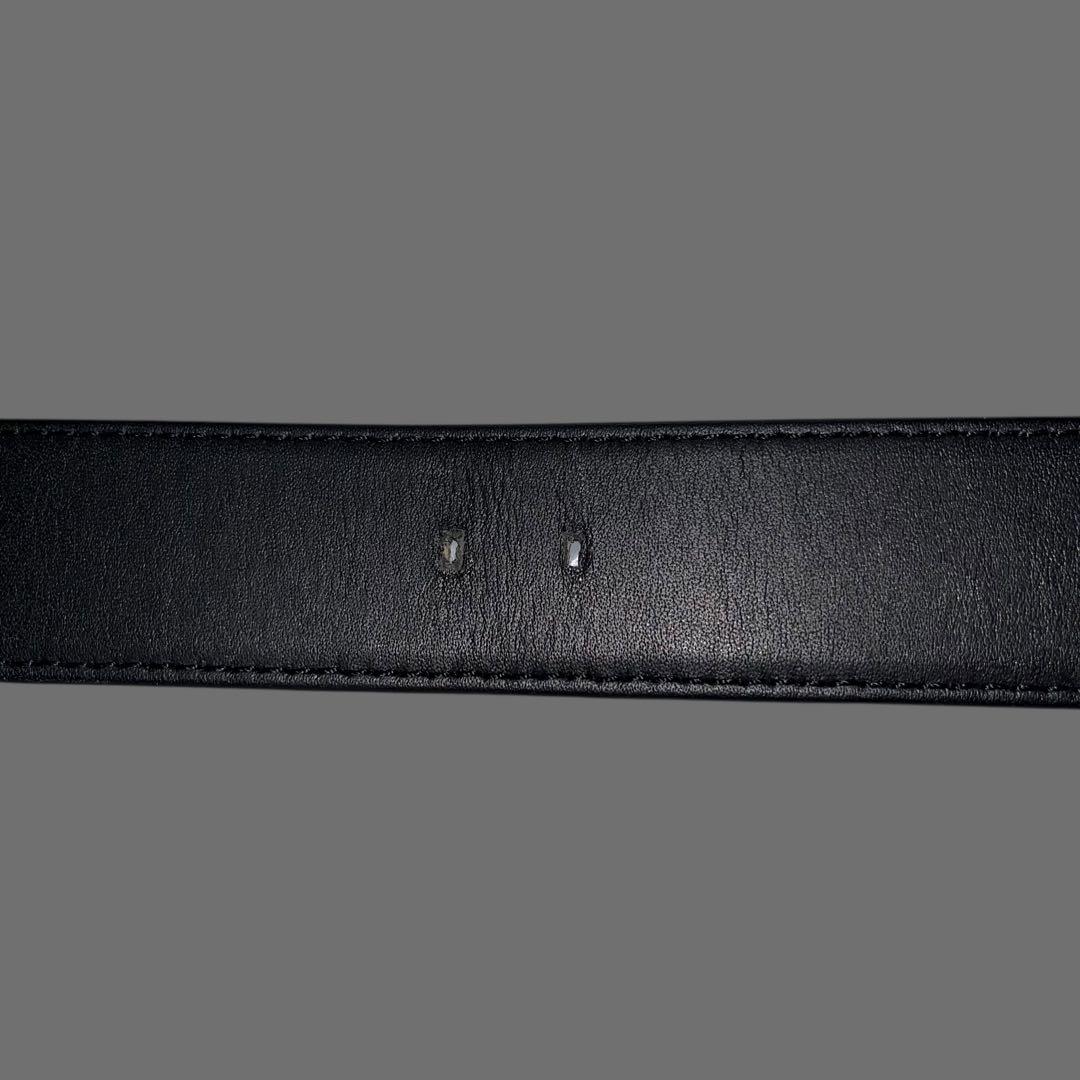 小物 Christian Dior Black leather belt