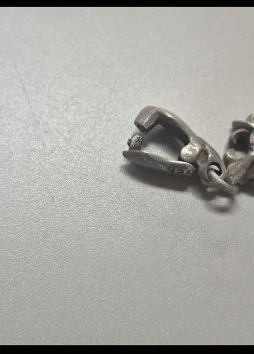 キュービック　シルバー925ブレスレット。