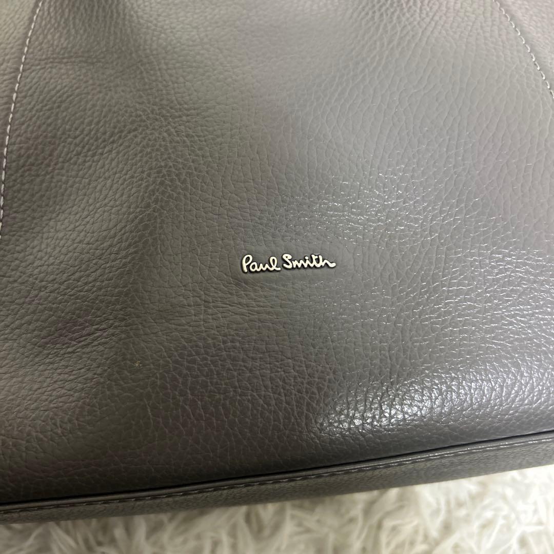 Paul Smith ポールスミス トートバッグ メンズ A4しぼ革　肩掛け可