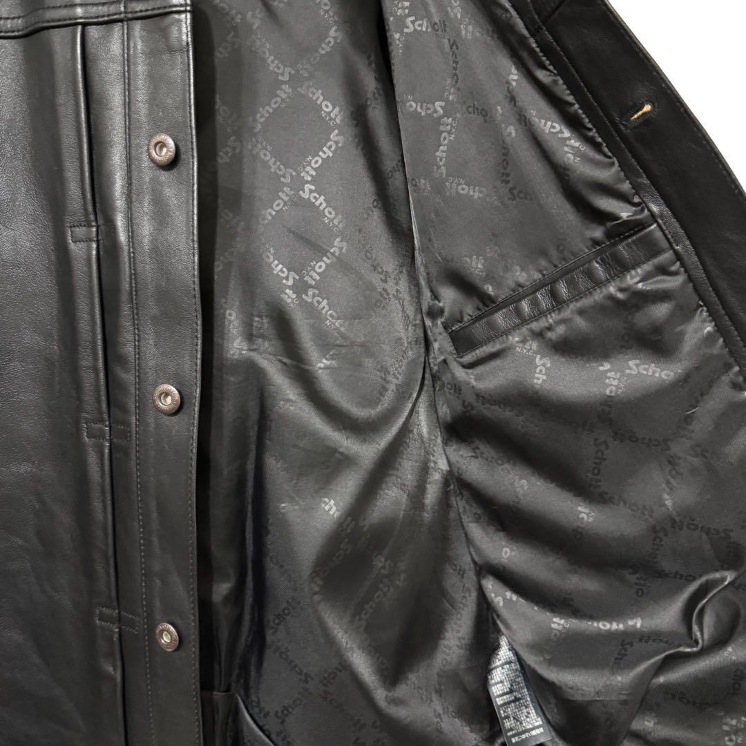 ジャケット・アウター Schott SHEEP LEATHER 1st TRACKER JACKET