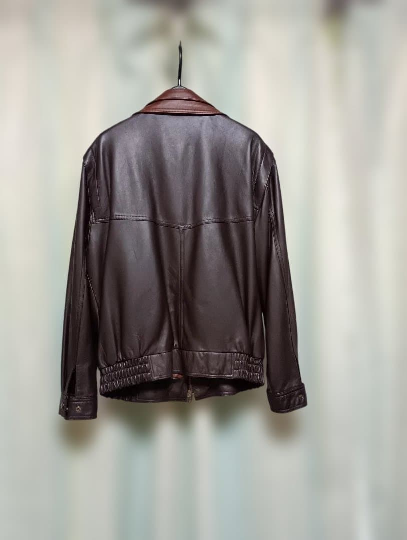 レザー ダブルカラー ジャケット