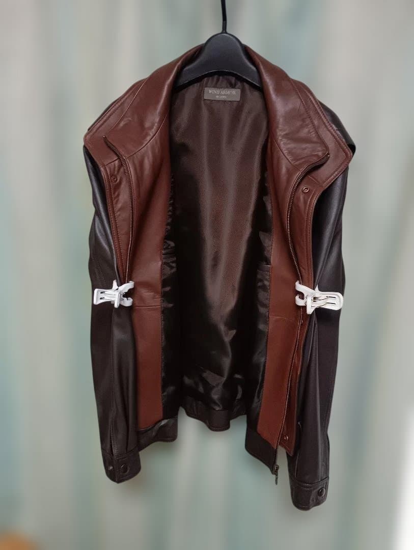 レザー ダブルカラー ジャケット