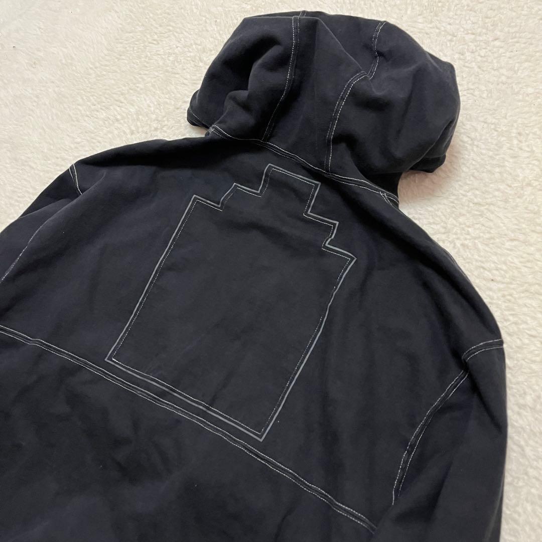 C.E OVERDYE LIGHT PULLOVER黒パーカー Cav Empt