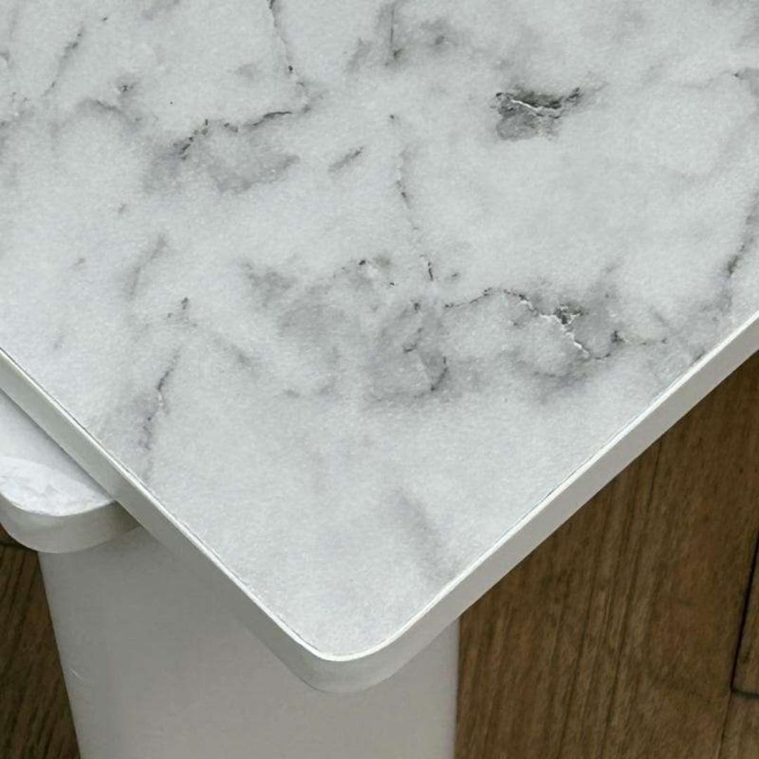 ☆折れ脚フラットヒーターこたつ70　大理石風☆【OUTLET】