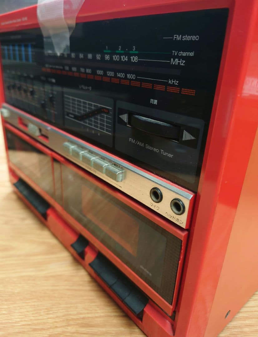 ■【激レア・昭和・当時物】National　SG-W2レコードコンポ