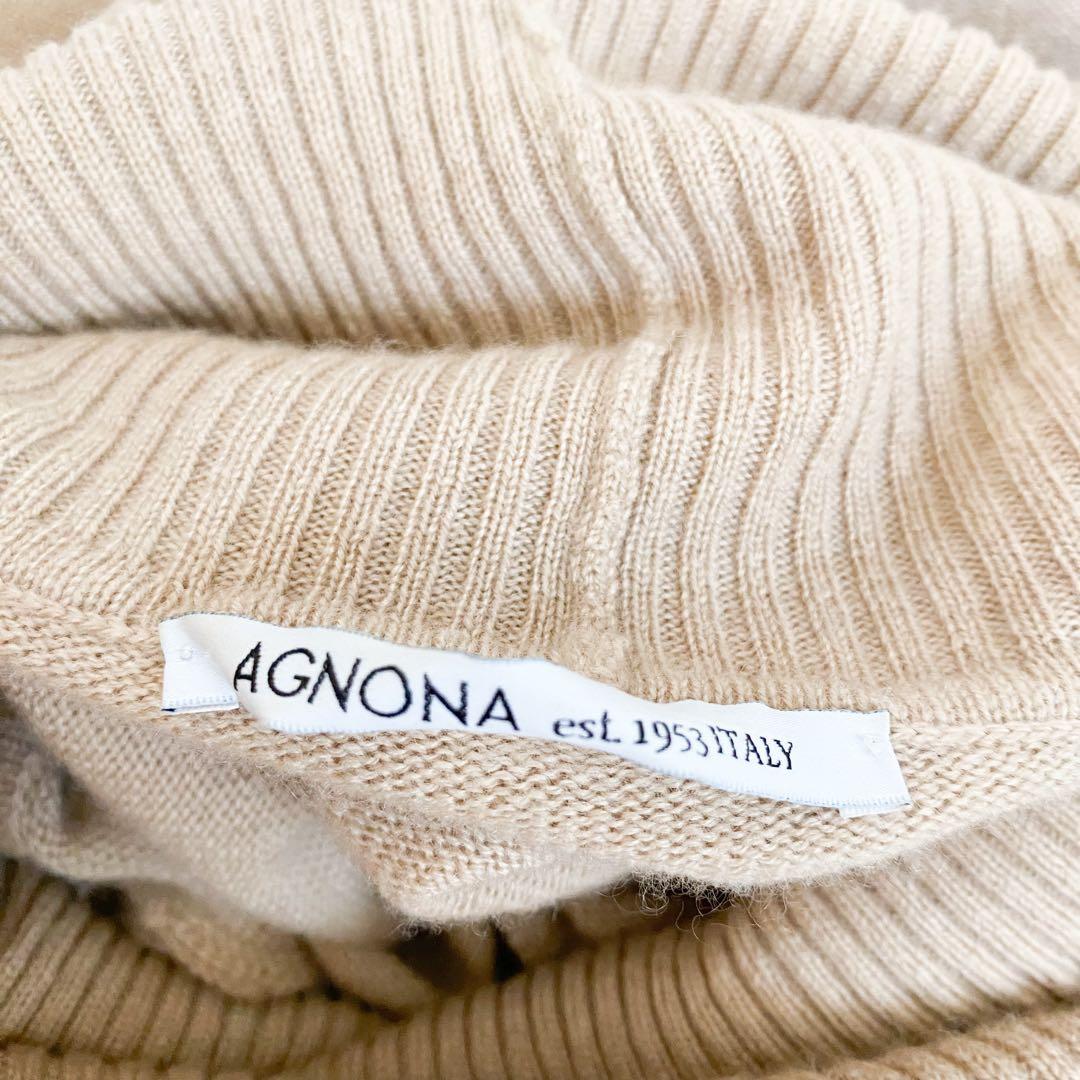 ★美品★アニオナ AGNONA カシミヤ100% タートルネックセーター★
