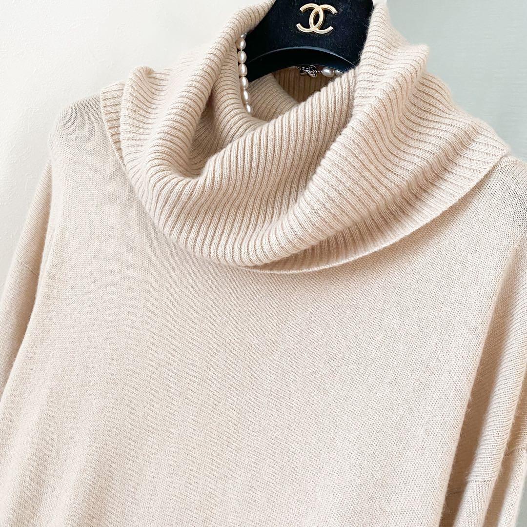 ★美品★アニオナ AGNONA カシミヤ100% タートルネックセーター★