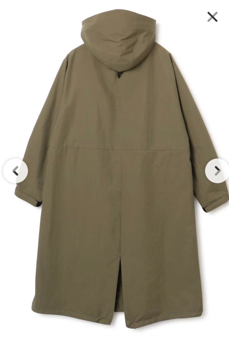 【美品】upper hights/アッパーハイツ コート ナイロン キャメル01