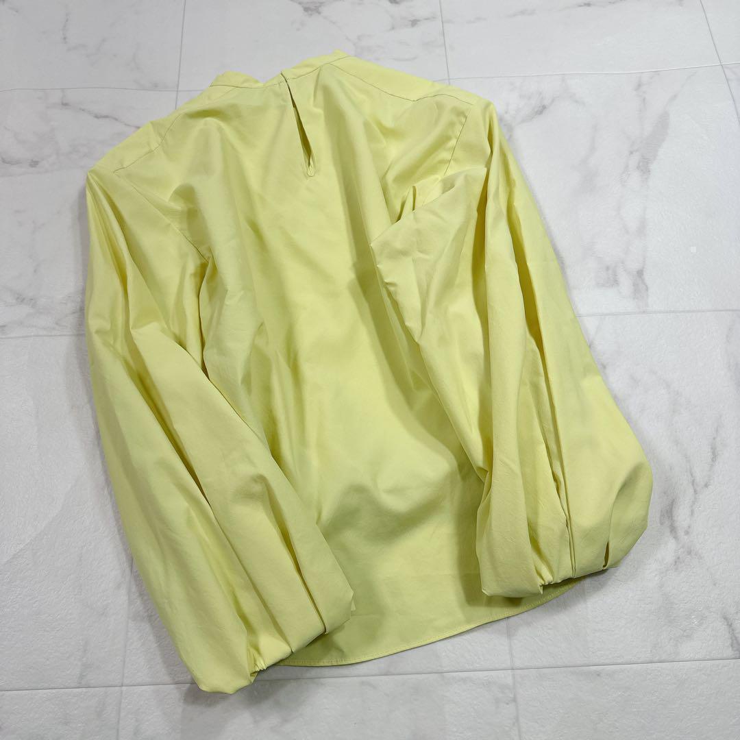 美品ᰔᩚBallsey ポリエステルタイプライター ボリュームブラウス