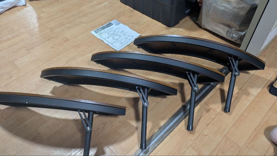 LOGOSアイアンウッド囲炉裏サークルテーブルL