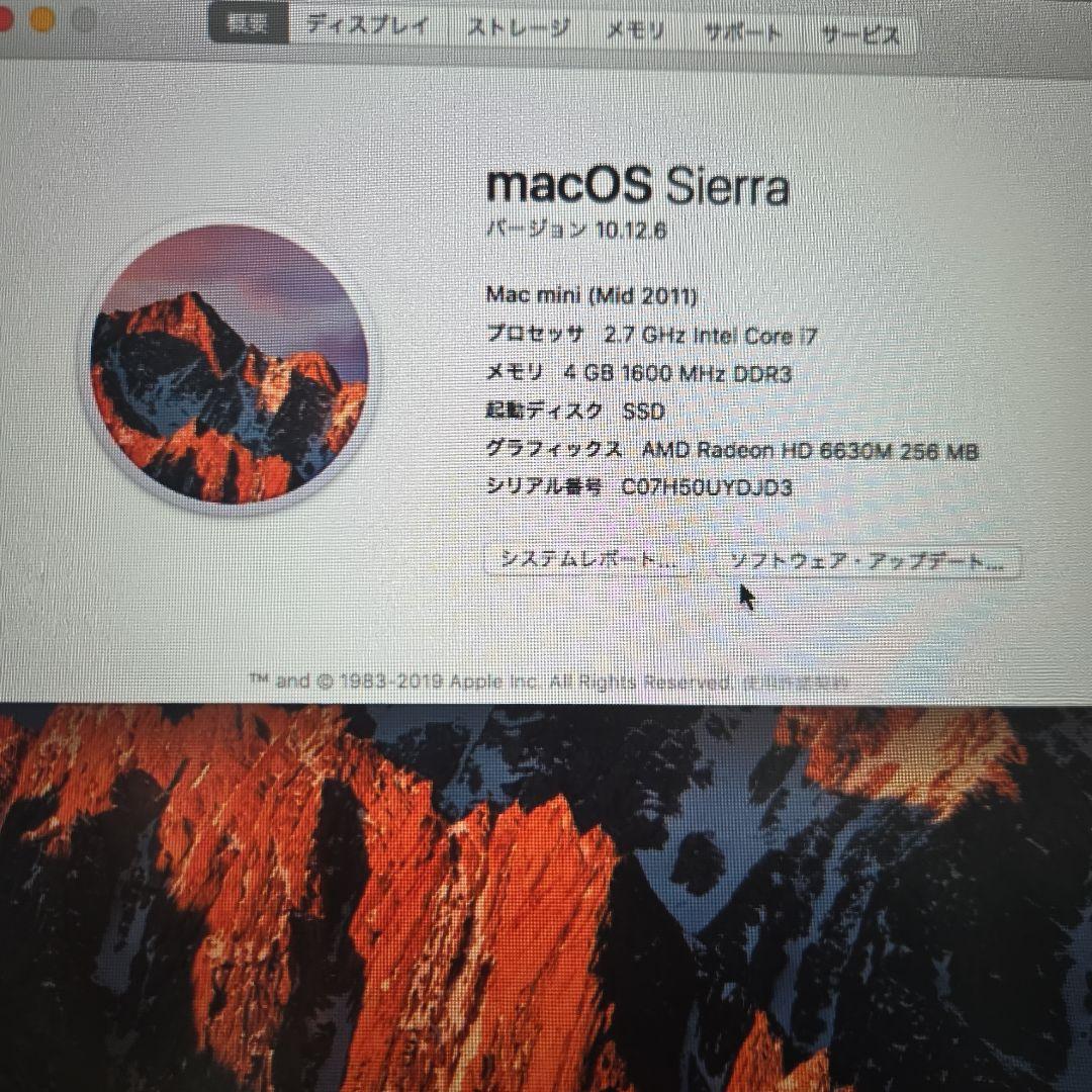 Macデスクトップ Apple Mac mini mid2011 i7/SDD128GB/4GB