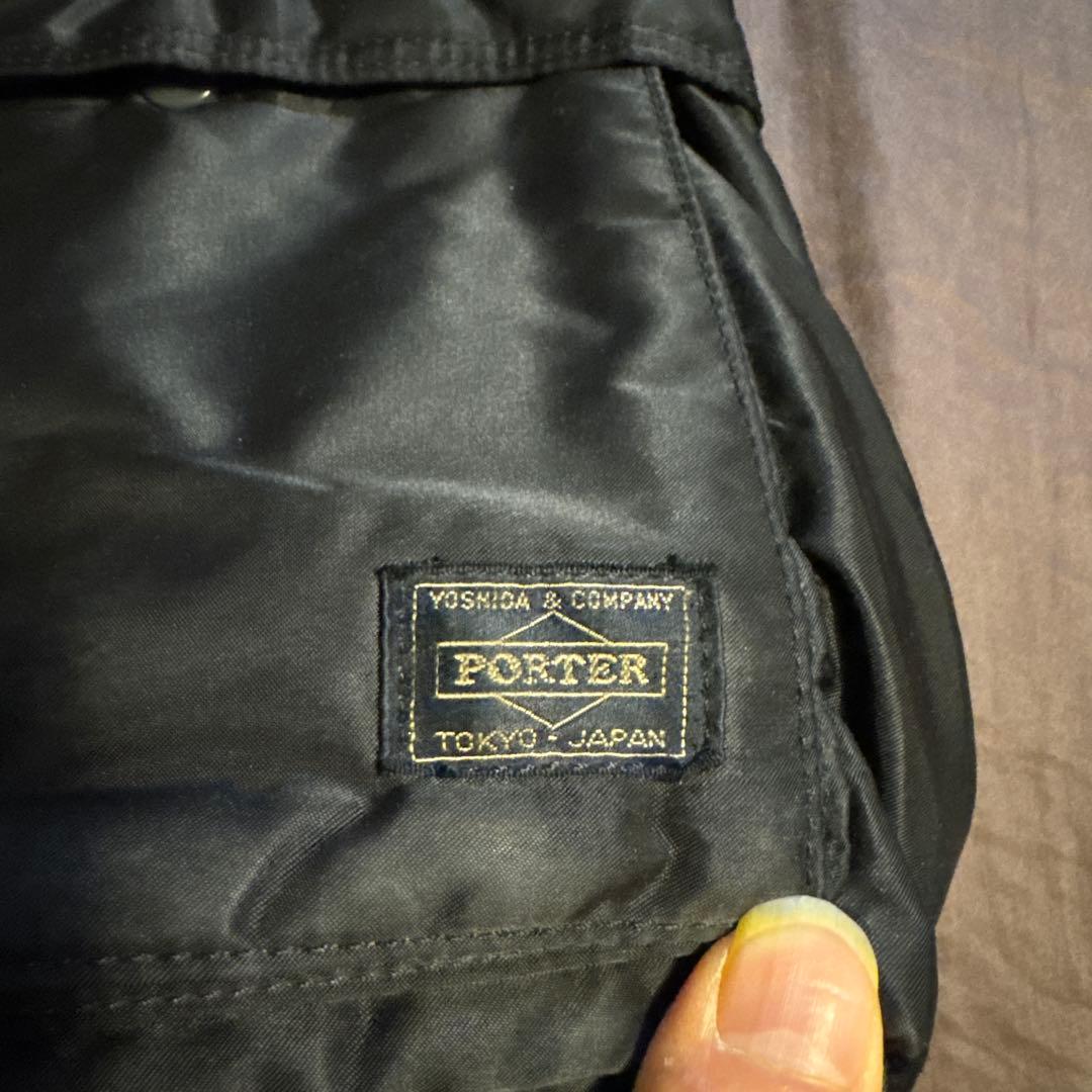 ポーター タンカー トートバッグ S ブラック オレンジ 吉田カバン　A4収納可