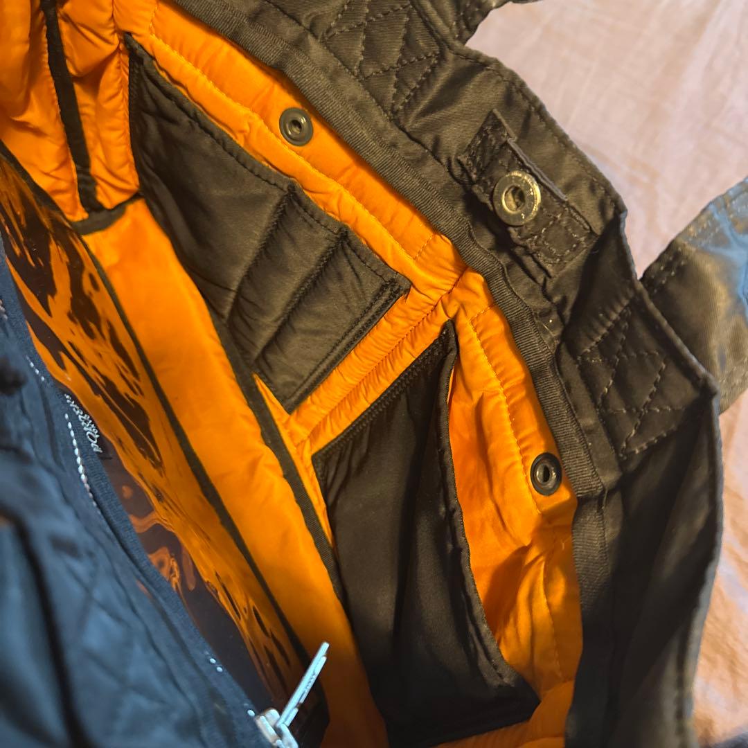 ポーター タンカー トートバッグ S ブラック オレンジ 吉田カバン　A4収納可