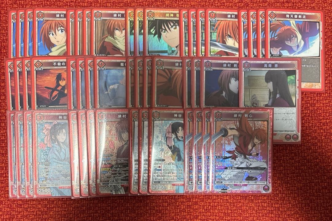 ユニオンアリーナ　るろうに剣心　薫　剣心　デッキ　まとめ