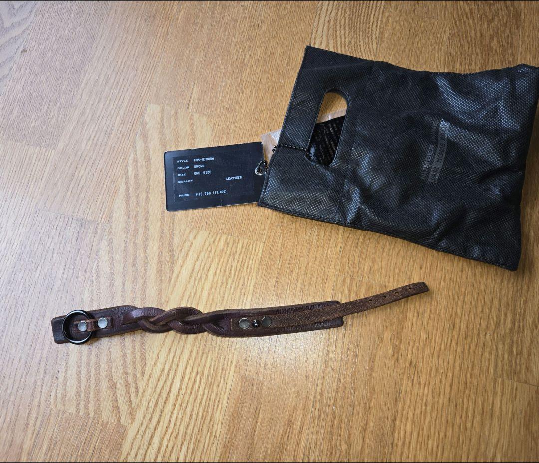 ナンバーナイン⭐05AWレザーブレスレット⭐宮下期ソロイスト