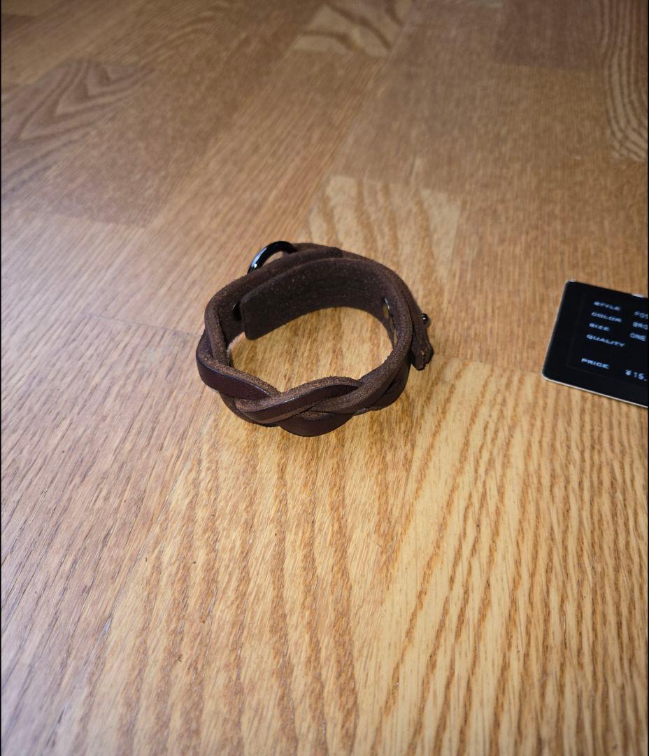 ナンバーナイン⭐05AWレザーブレスレット⭐宮下期ソロイスト