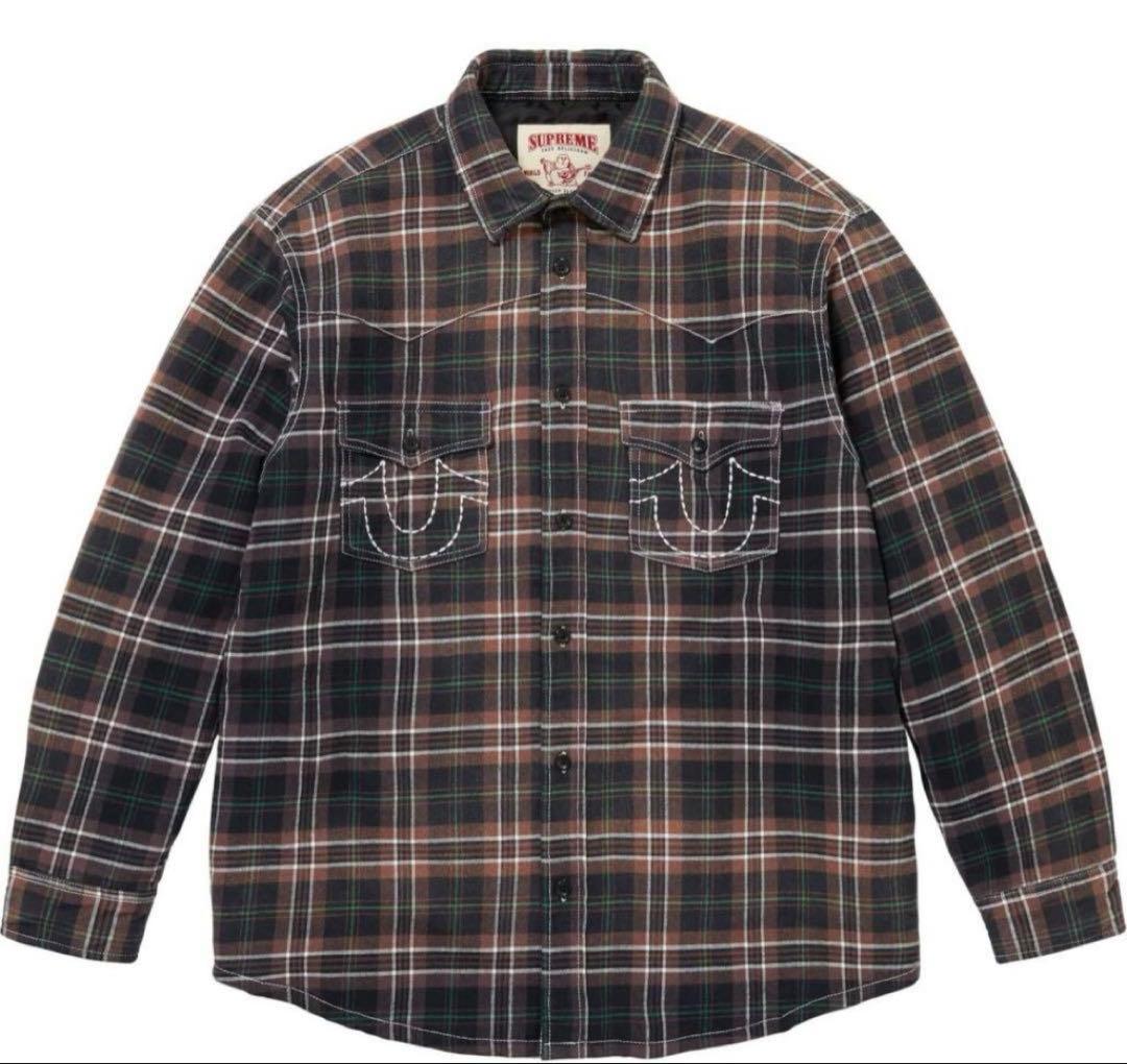 トップス Supreme x True Religion Flannel Shirt L