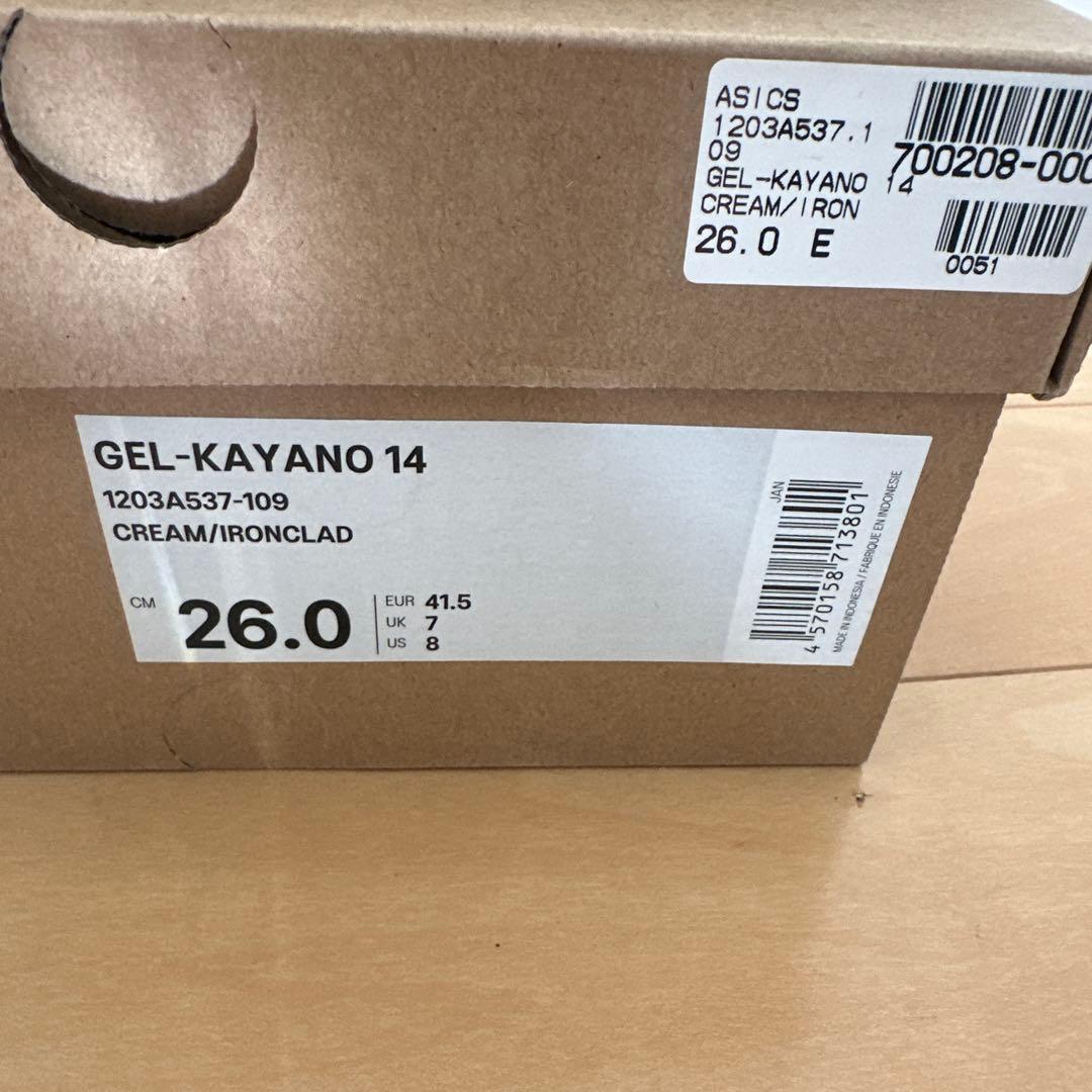 アシックス ゲルカヤノ14 26