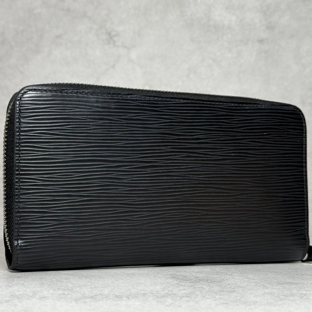 超美品 定価13万 ルイヴィトン エピ ノワール ジッピーウォレット 長財布