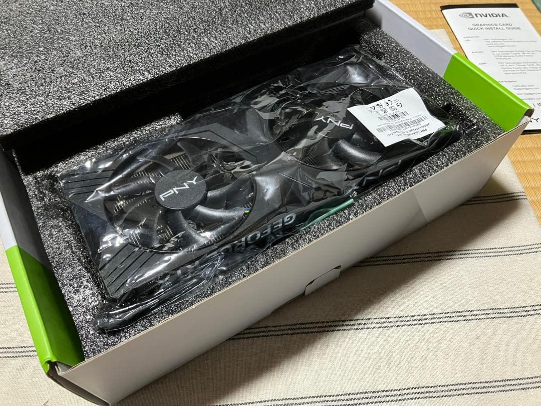グラフィックボード・グラボ・ビデオカード PNY GeForce RTX 4060 Ti 8GB VERTO