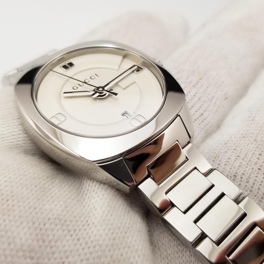 専用 GUCCI グッチ 腕時計 QZ 142.5 付属品あり ホワイト文字盤