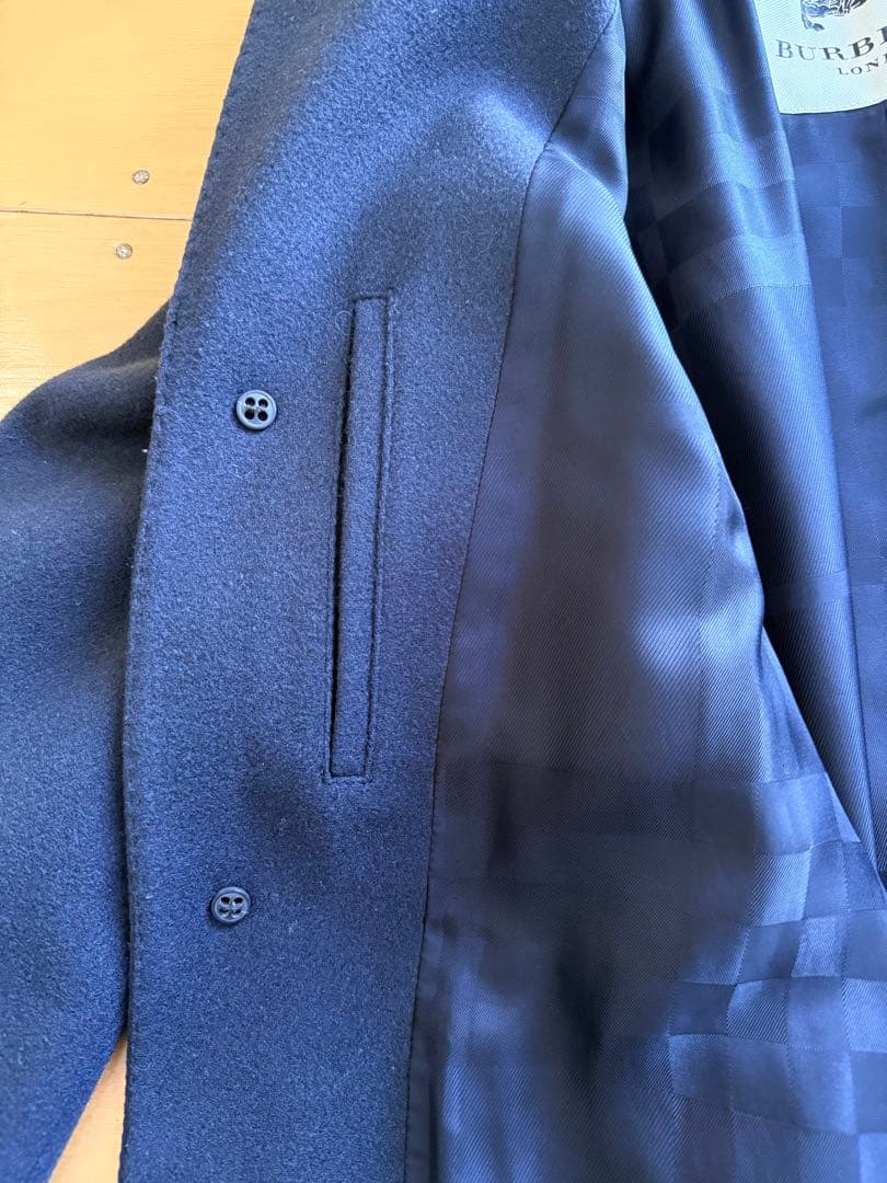 ◆BURBERRY LONDON◆ チェスターコート ネイビー