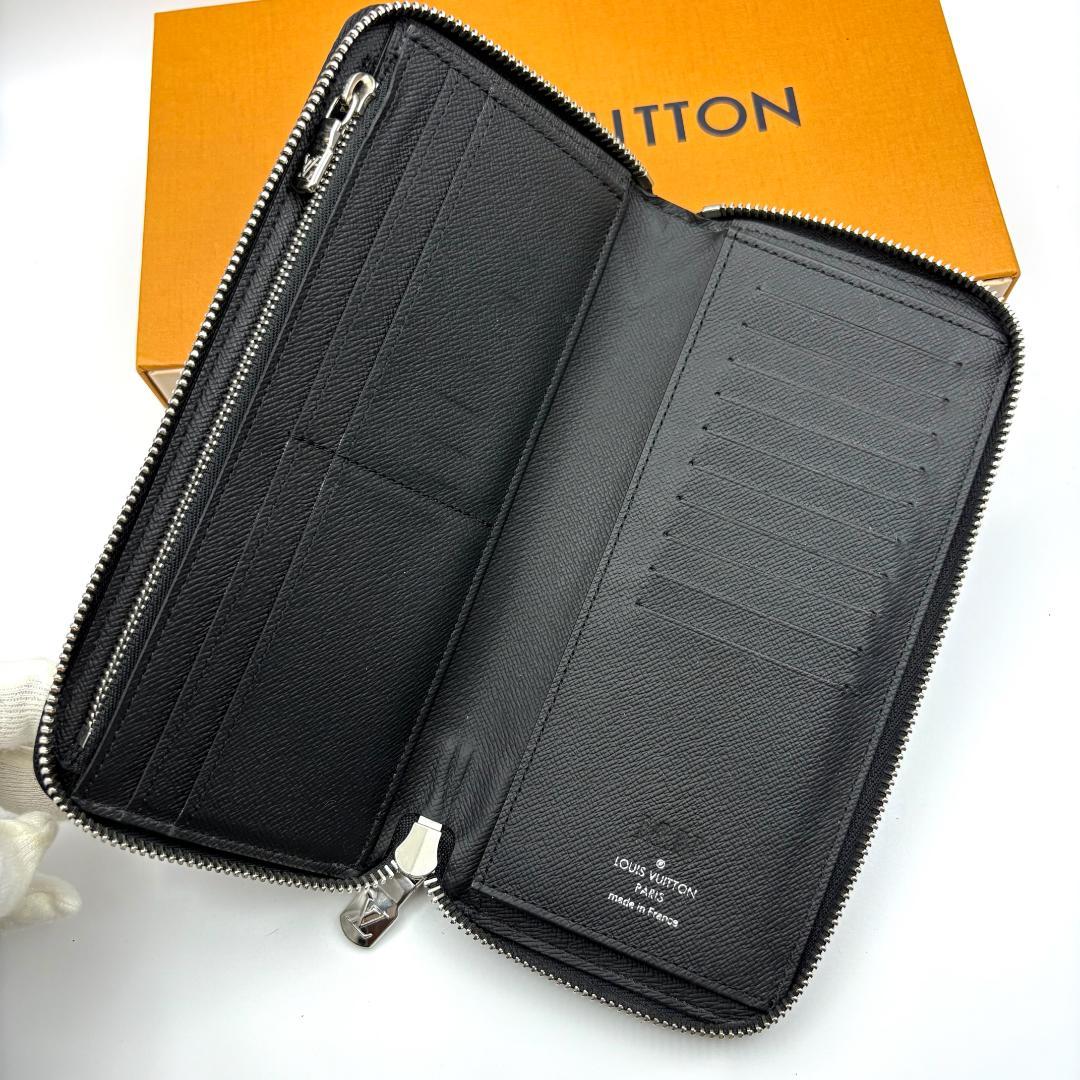【極美品】新型IC ルイヴィトン ダミエ グラフィット ジッピーウォレット 財布