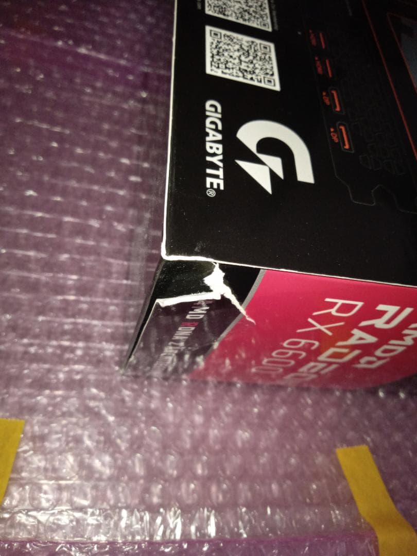 r*a様 【訳あり】GIGABYTE EAGLE 8G RX 6600　中古