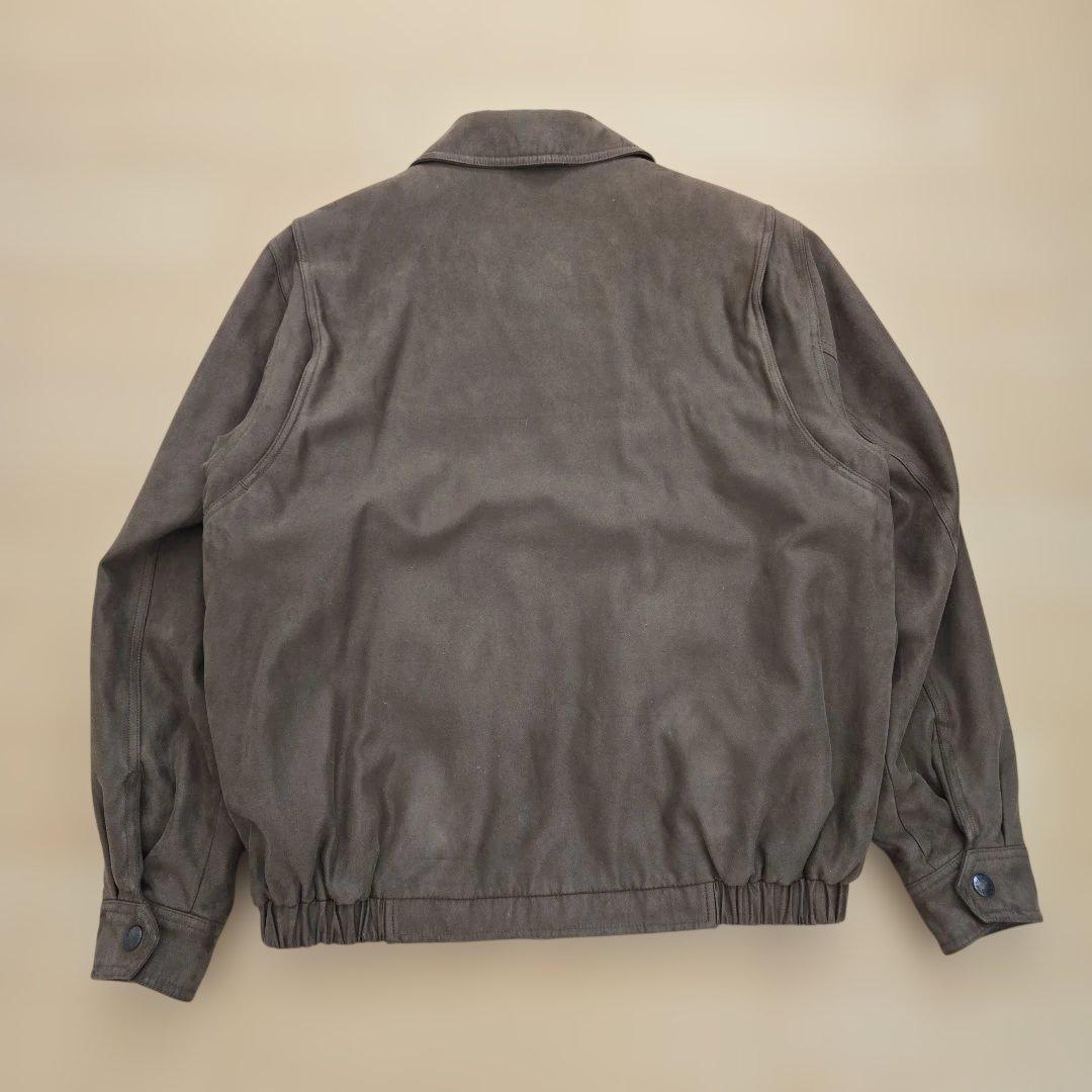 希少 claiborne クレイボーン スエードブルゾン ブラウン Mサイズ