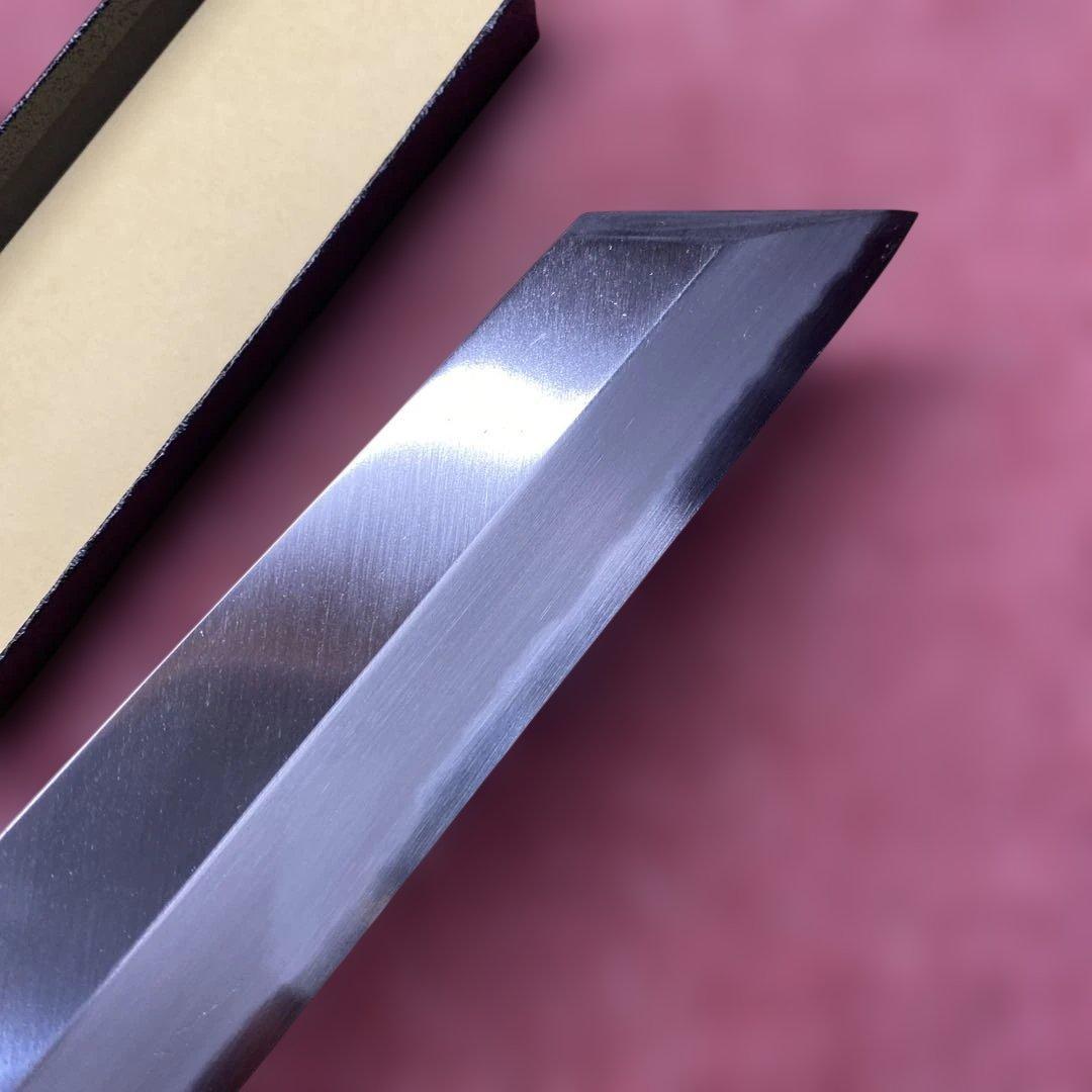 青二鋼　ケンムキ包丁　180㎜ 6寸