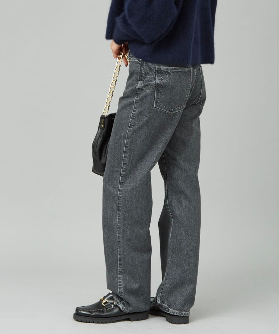 upper hights/極美品▼THE COUSINハイライズストレートデニム